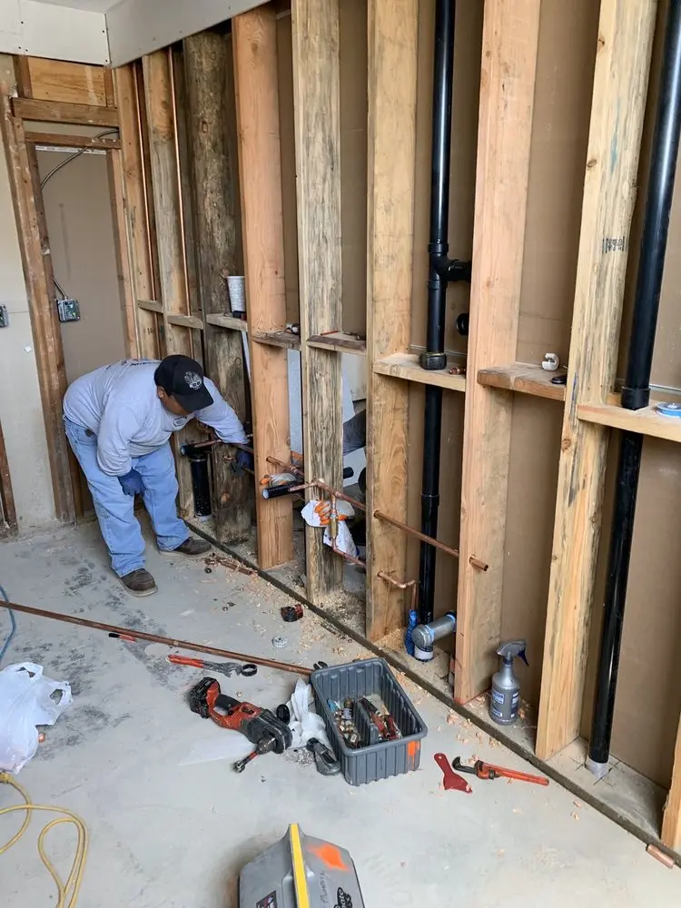 Commercial rough-in plumbing for Trenchless Sewer Repair in Quincy